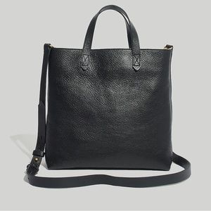 Madewell Zip Top Transport Crossbody in Black